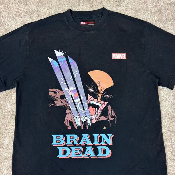 Brain Dead x Marvel Wolverine vs. Hulk T Shirt Men's Medium - Picture 2 of 10